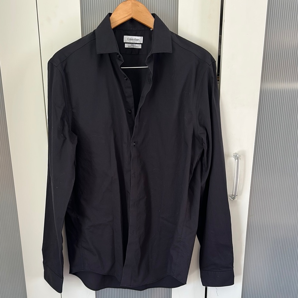 Calvin Klein Classic Black Dress Shirt